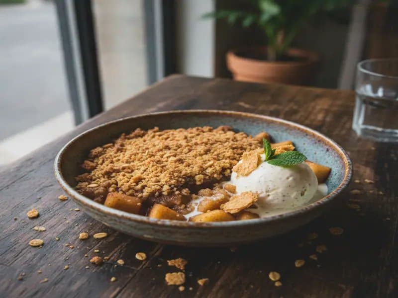 Apfel-Crumble