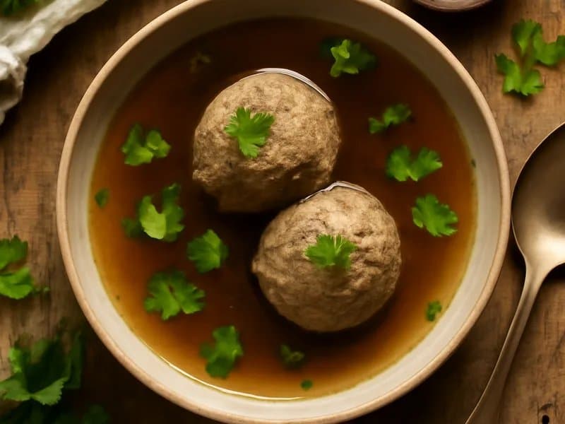 Bavarian Liver Dumpling Soup
