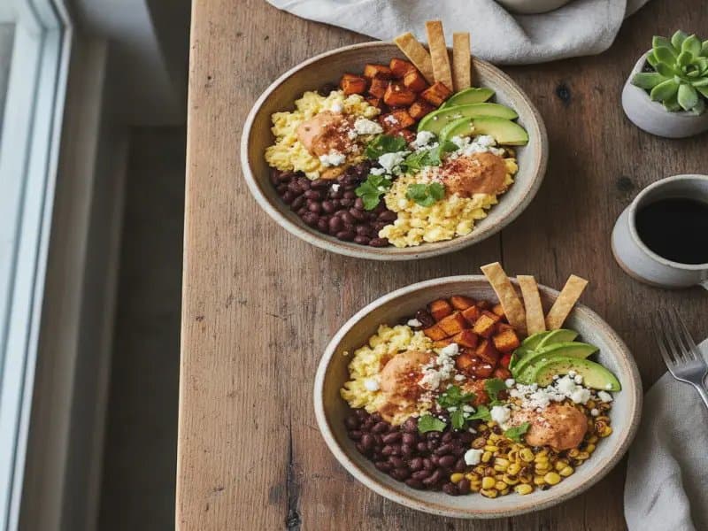 Frühstücks-Burrito-Bowls