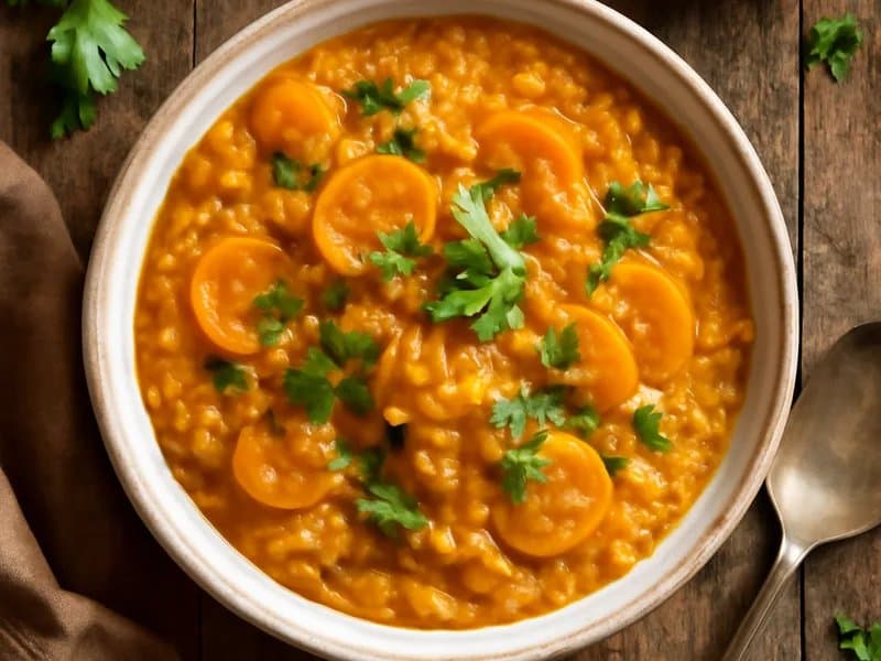 Carrot & Lentil Dhal (German Fusion)