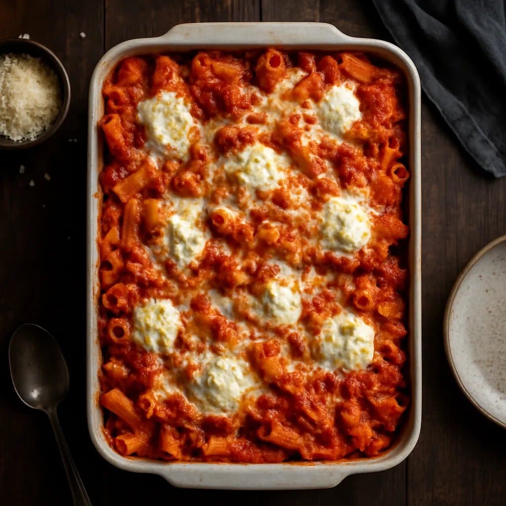 Cheesy Baked Ziti Recipe – Easy Weeknight Pasta Bake