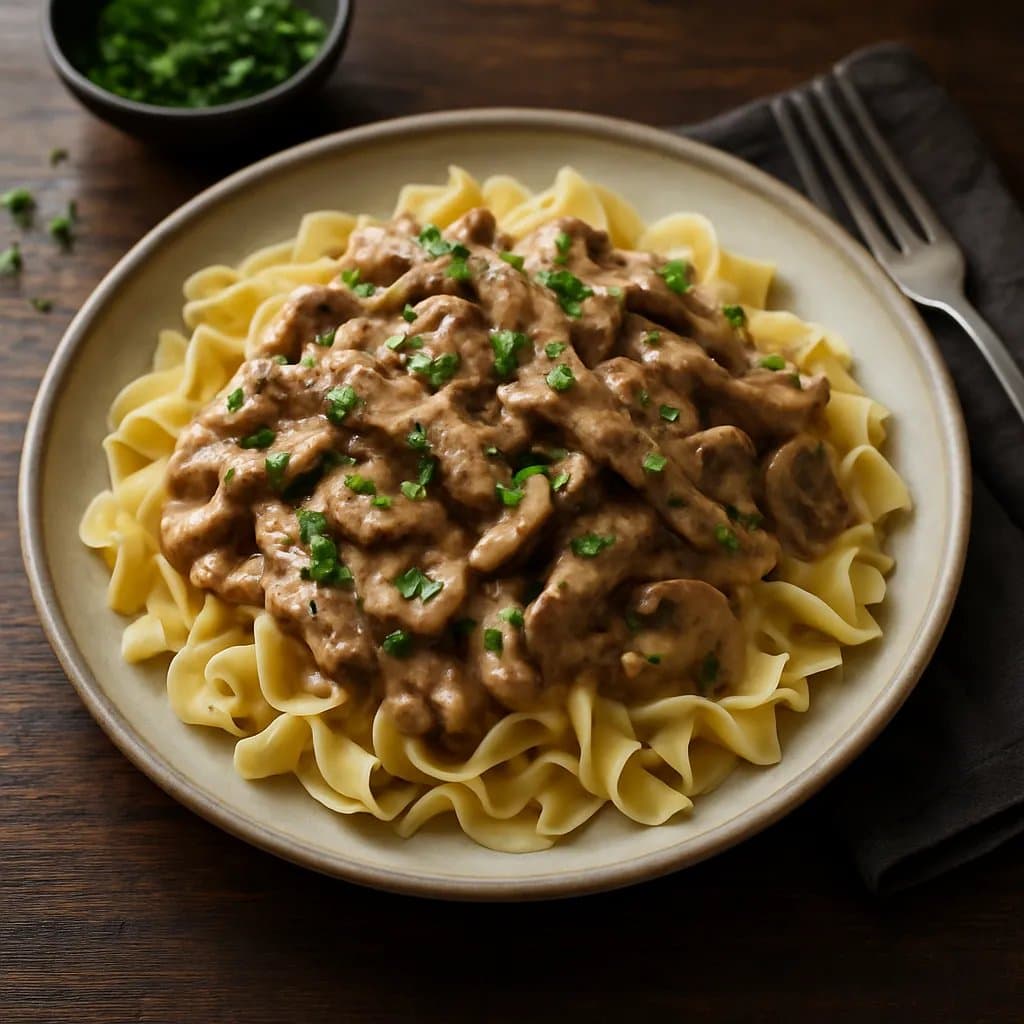 Classic Beef Stroganoff Recipe – Creamy 30-Minute Comfort Food