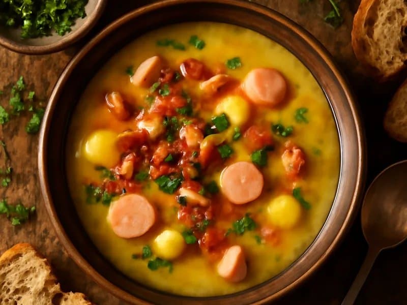 Creamy Potato Soup with Bacon