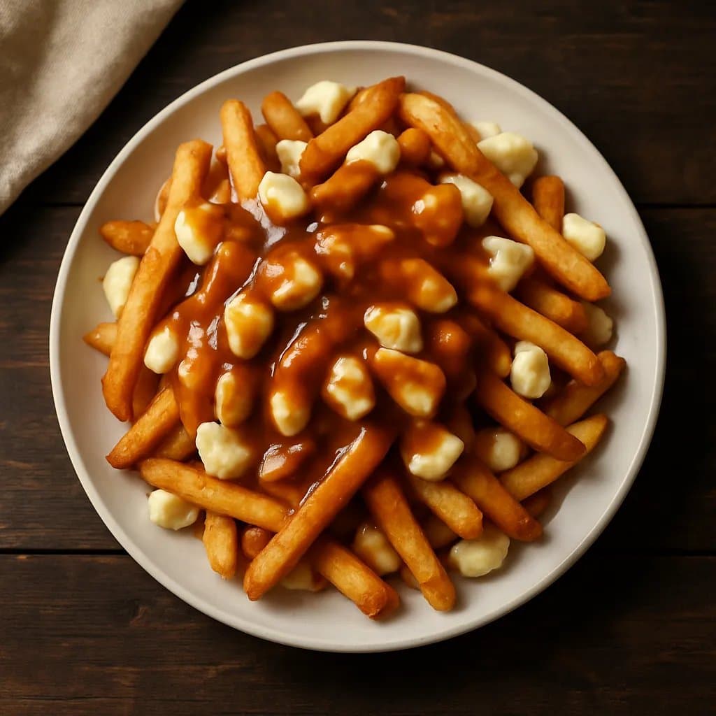 Classic Poutine Recipe – Crispy Fries, Cheese Curds & Gravy