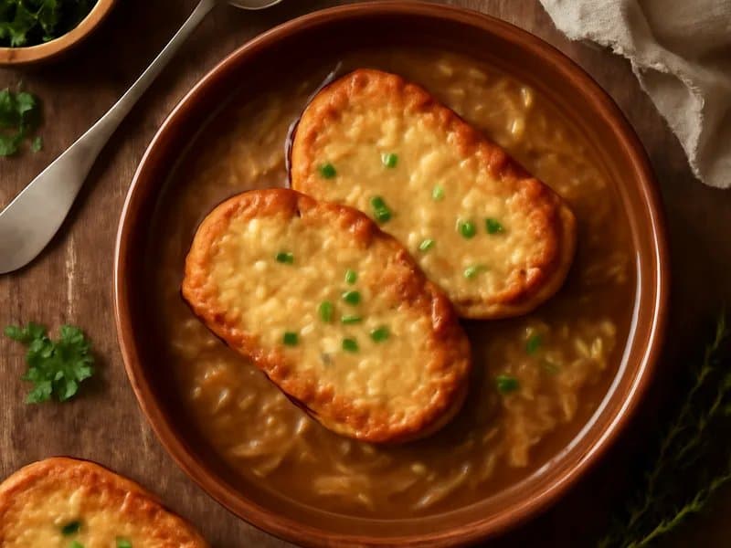 Zwiebelsuppe (German Onion Soup)