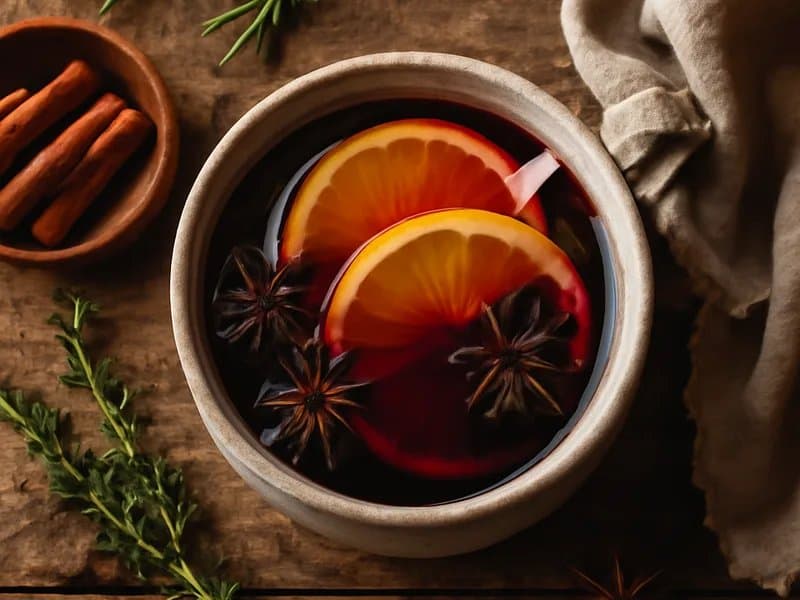 Homemade Mulled Wine (Glühwein)