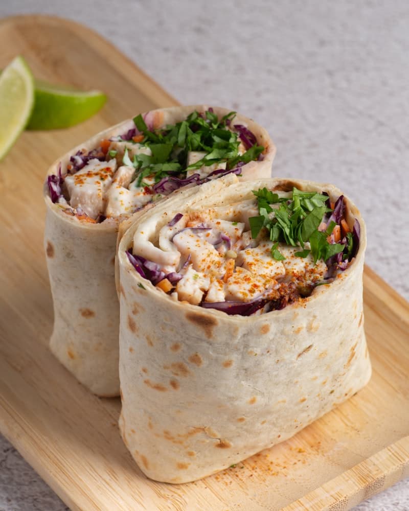 Grilled Chicken & Veggie Wraps