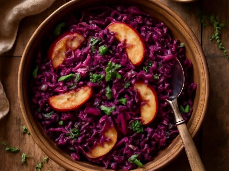 Red Cabbage with Apples