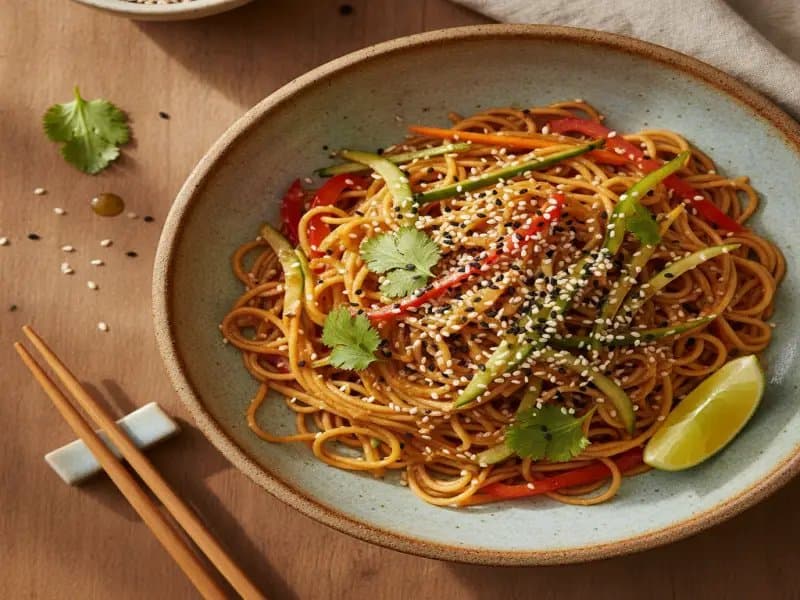 Sesam-Nudelsalat
