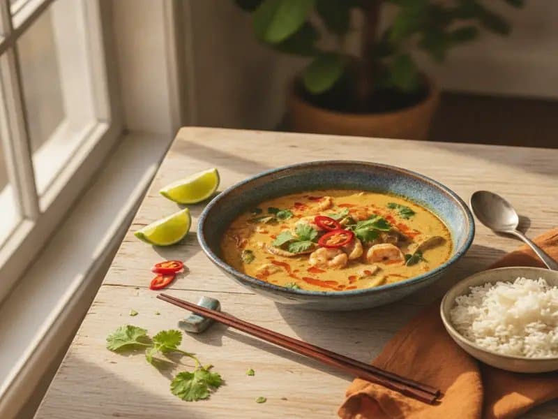 Thai Coconut Curry Soup